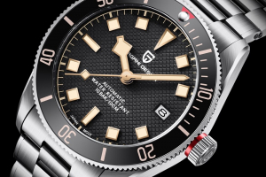PAGANI DESIGN PD-1671 BB58 Retro Mechanical Watch For Men Brand Luxury Automatic Wrist Watch Waterproof NH35A/8215-FULL BLACK