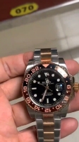 Replica Rolex GMT Master II Rose Gold (100704CH)