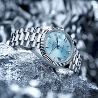 Replica Rolex Day/Date Ice Blue Face (100201)