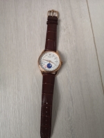 Replica Rolex Cellini Brown Leather(100304CH)