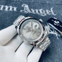 Replica Rolex Day/Date Silver (100204CH)