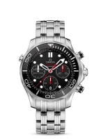 Replica Omega Seamaster Chronograph Black Face (300207CH)