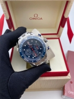 Replica Omega Seamaster Chronograph Blue Face (300206CH)