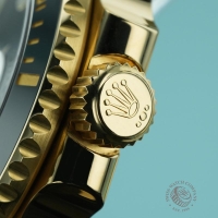 Replica Rolex Submariner Gold Black Dial  (100104CH)